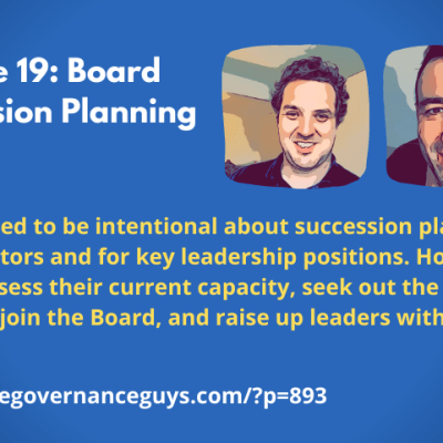 Episode 19: Board Succession Planning